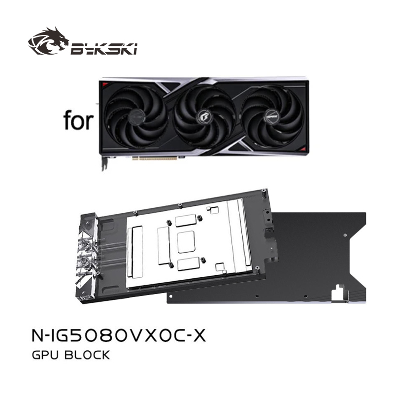 Rtx 5080 16Gb - Bykski N-IG5080VXOC-X GPU-blok voor Colorful GeForce