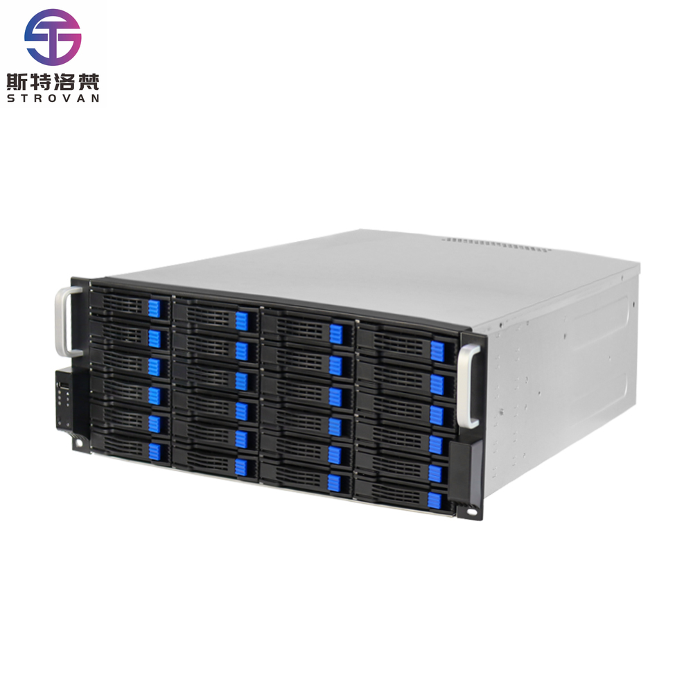 Server Gpu Chassis 4U - 4U 24-bays opslagserverbehuizing 19-inch rackgemonteerd chassis