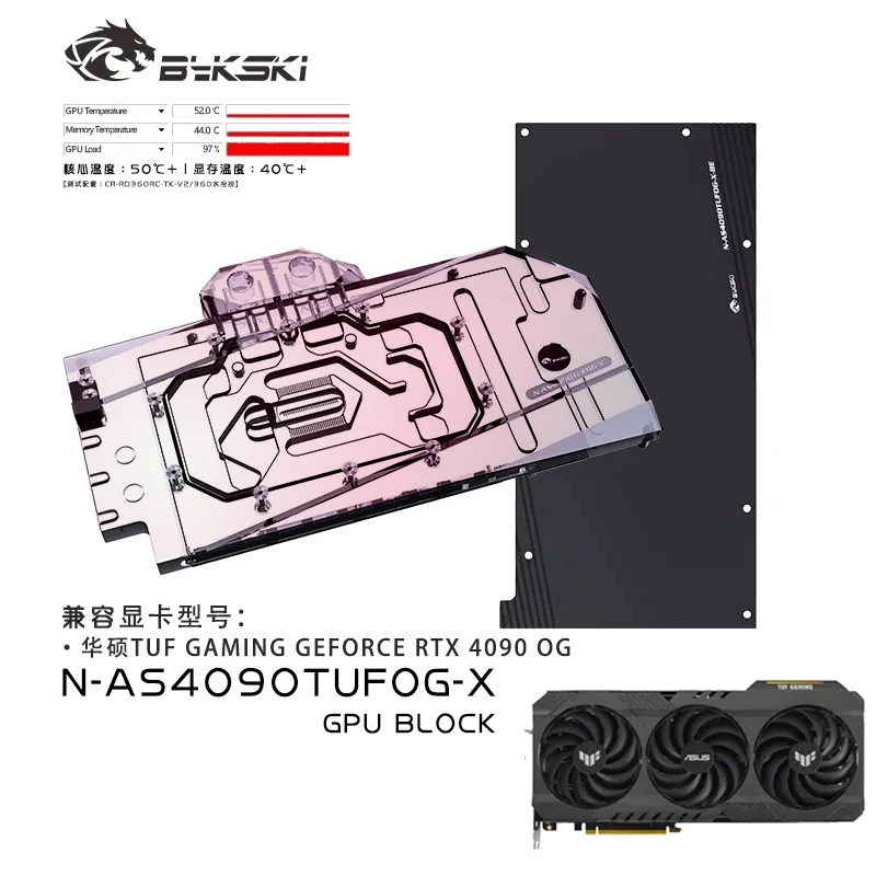 Bykski GPU Blok Gebruik voor A - Rtx 4090 Water Block recensie en prijs