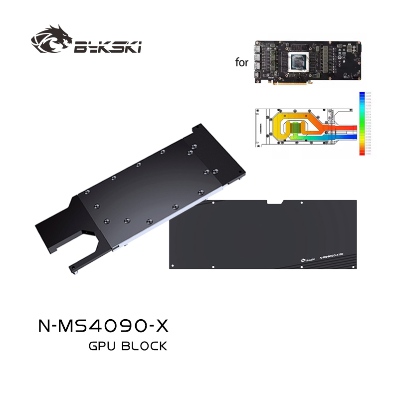 Bykski GPU Blok voor MSI RTX 4 - Rtx 4090 Water Block recensie en prijs