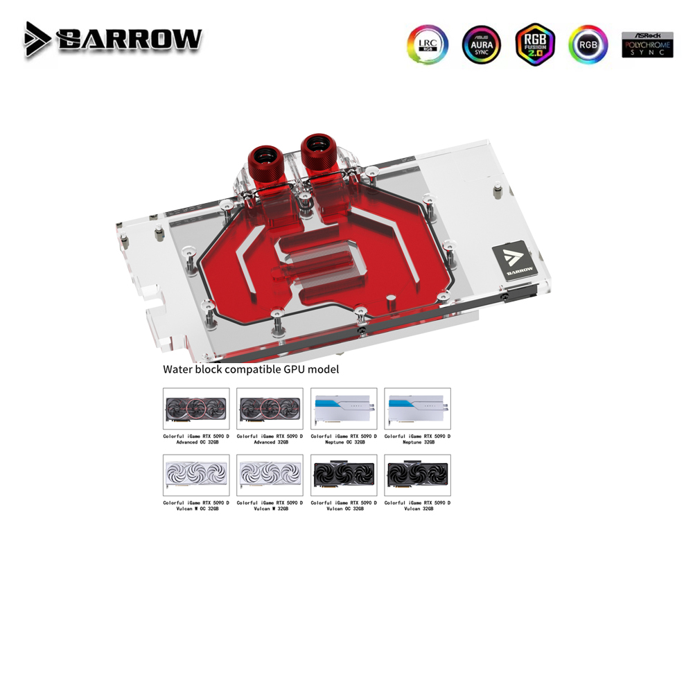 Barrow GPU-blok voor kleurrijk - Rtx 5090 32Gb recensie en prijs