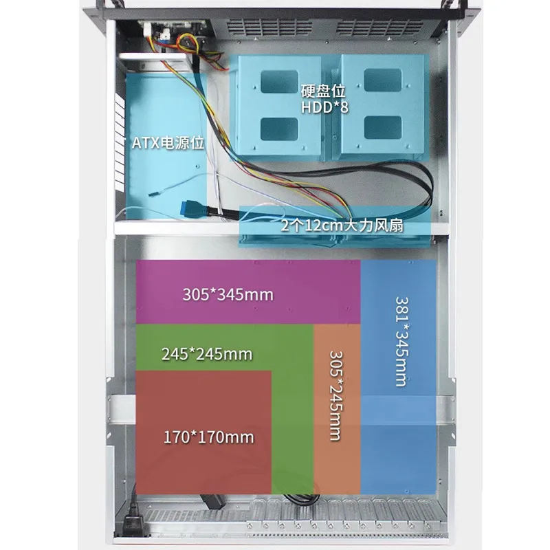 Hoogwaardig 4U serverchassis m - Server Gpu Chassis 4U recensie en prijs