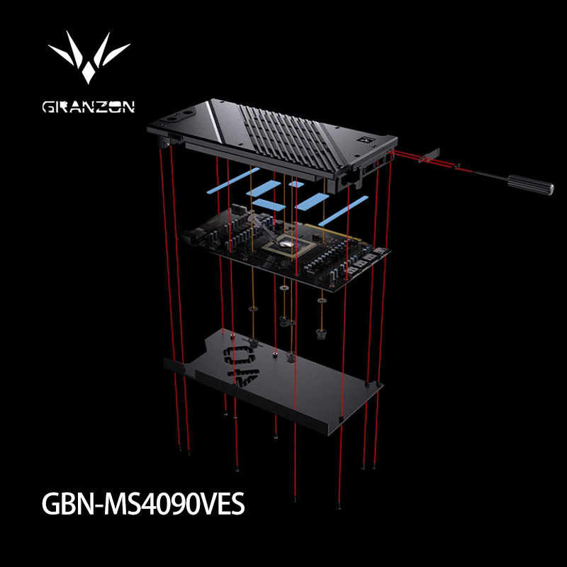 Granzon GPU-waterblok voor MSI - Rtx 4090 Water Block recensie en prijs
