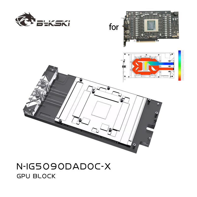 Bykski N-IG5090DADOC-X GPU-blo - Rtx 5090 32Gb recensie en prijs