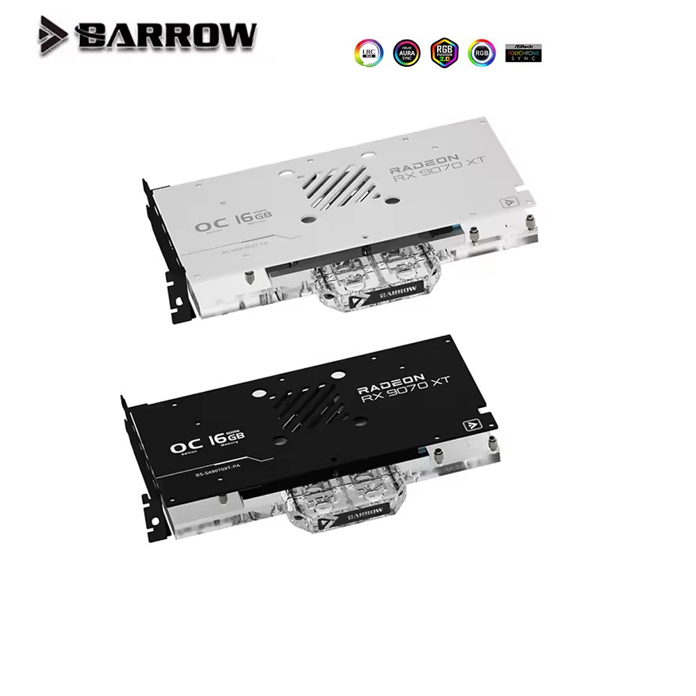 Barrow GPU Waterblok Voor Sapp - Rx 9070 16Gb recensie en prijs