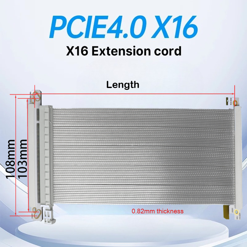 ADT-Link PCI-E x16 4.0 Riser-k - Itx Gpu Riser Pcie 4.0 16X recensie en prijs