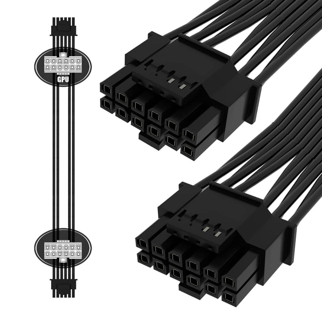 12VHPWR ATX3.0 PCI-E 5.0 Power - Dual 8Pin To 16Pin 12Vhpwr Cable recensie en prijs