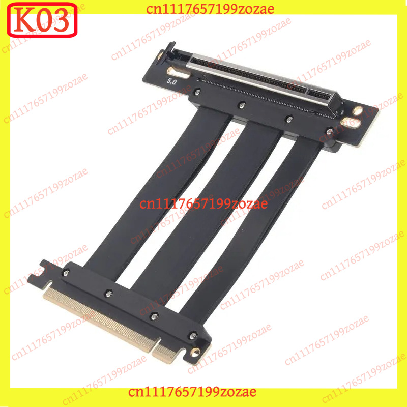 K03 PCIe 5.0 X16 90-graden slo - Pcie 5.0 Gpu Riser Cable recensie en prijs