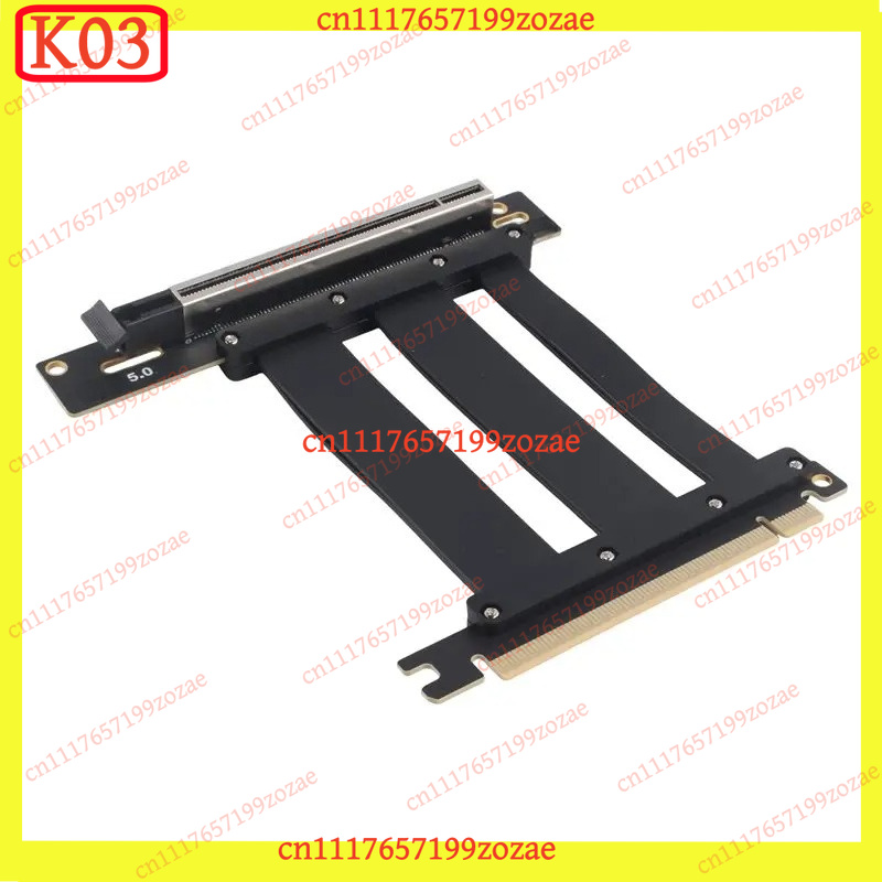 K03 PCIe 5.0 X16 90-graden slo - Pcie 5.0 Gpu Riser Cable recensie en prijs