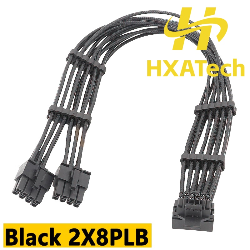 HXATech- 2x8PIN 3X8PIN 4X8PIN  - Dual 8Pin To 16Pin 12Vhpwr Cable recensie en prijs