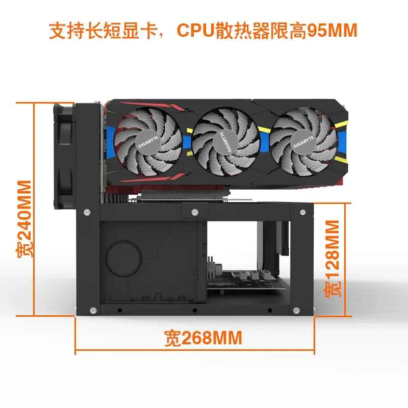 JMZ Grafische Kaart Stand Rack - Gpu Mining Rig Frame 8 Gpu recensie en prijs