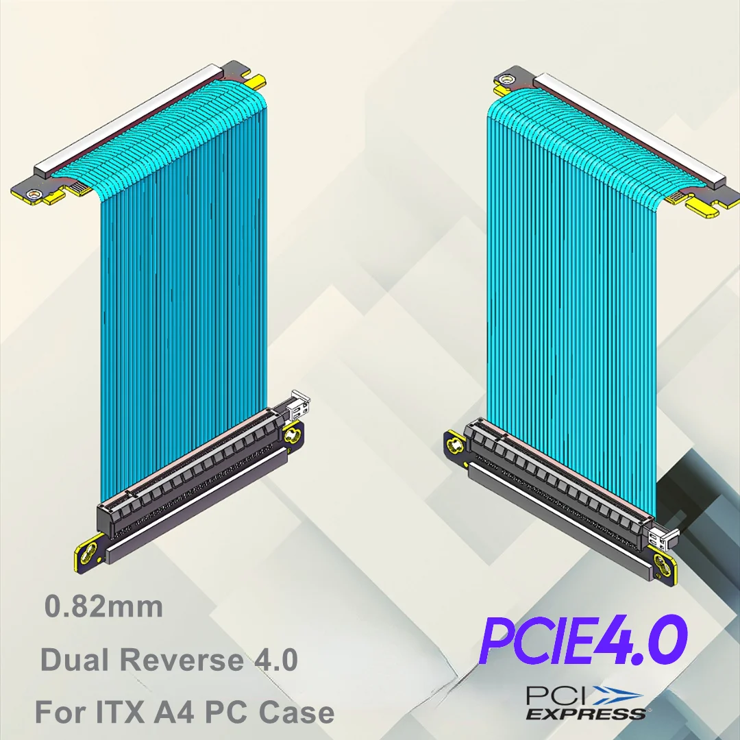 Dual Reverse Pcie 4.0 Riser Ka - Itx Gpu Riser Pcie 4.0 16X recensie en prijs