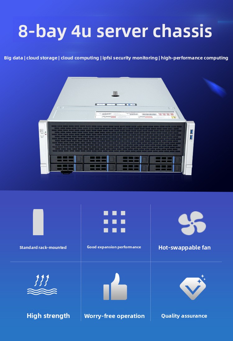 8-schijfs 4U rack-type multi-s - Server Gpu Chassis 4U recensie en prijs