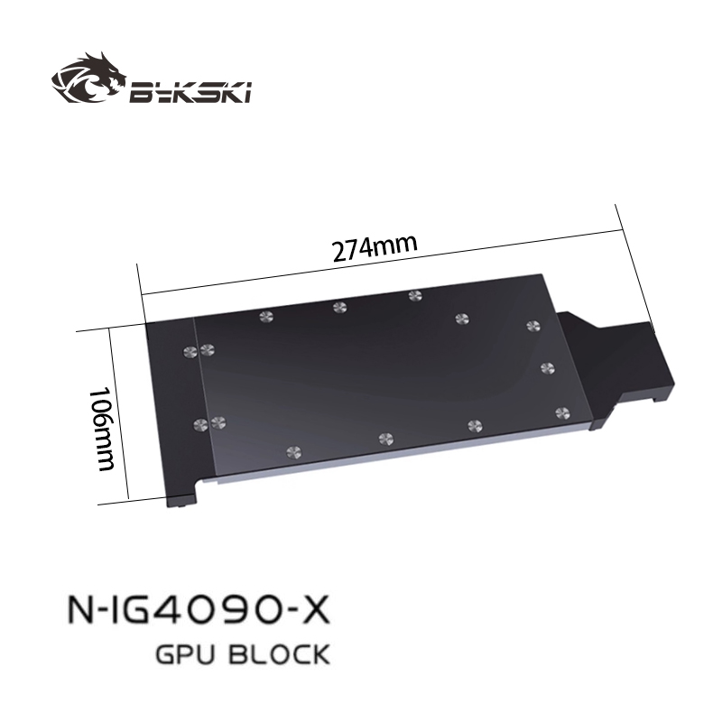 Bykski GPU Waterblok voor Kleu - Rtx 4090 Water Block recensie en prijs