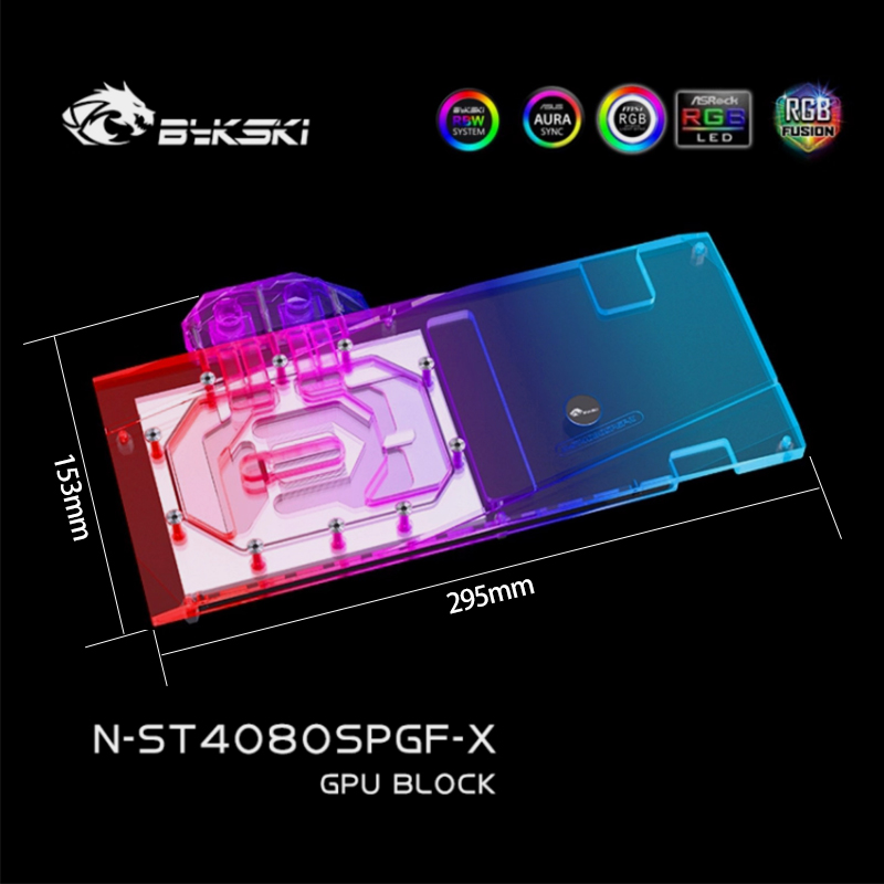 Bykski N-ST4080SPGF-X GPU-blok - Rtx 4080 Super 16Gb recensie en prijs